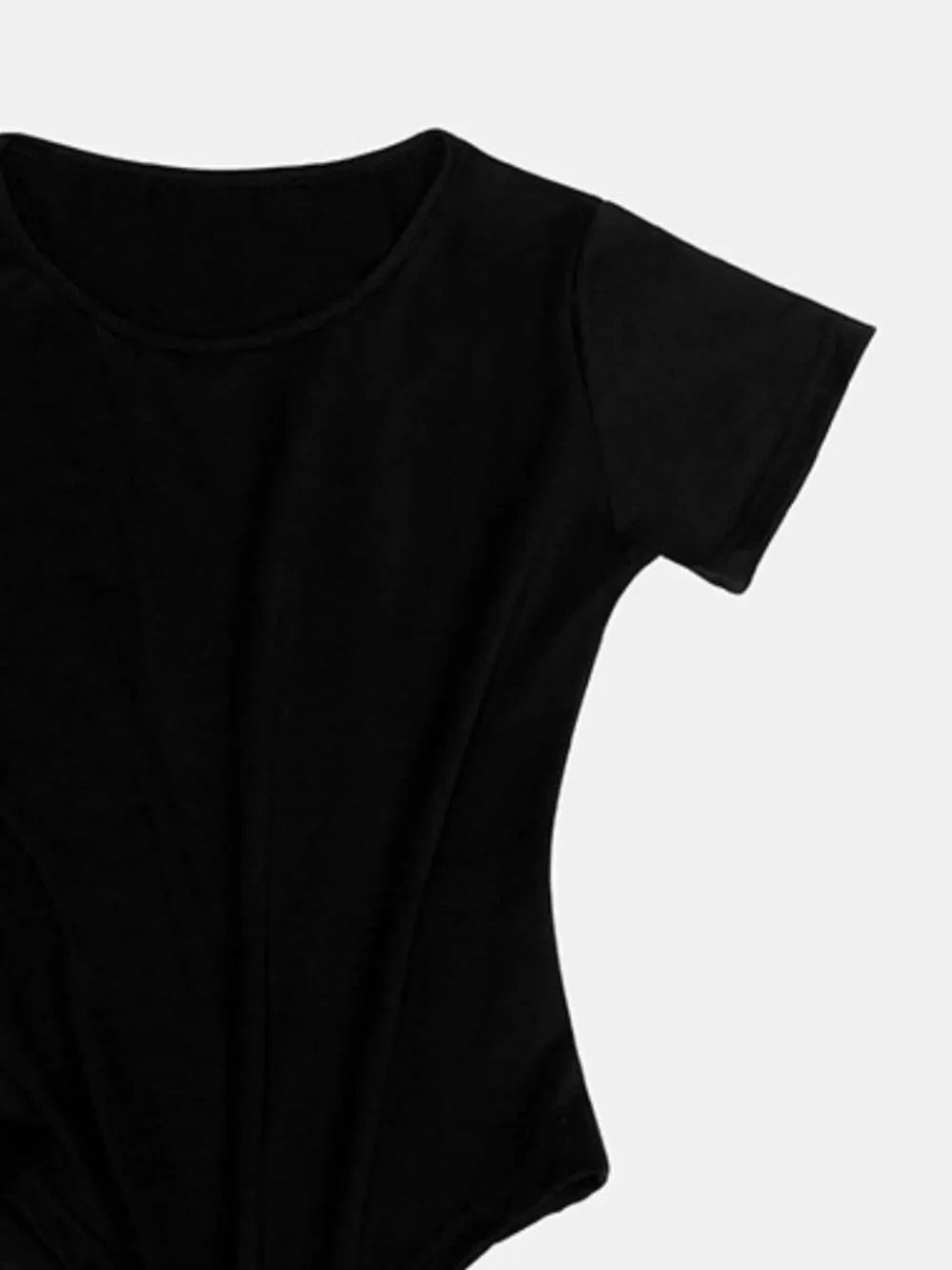 Full Size Round Neck Short Sleeve Bodysuit Coco’s Tee Boutique