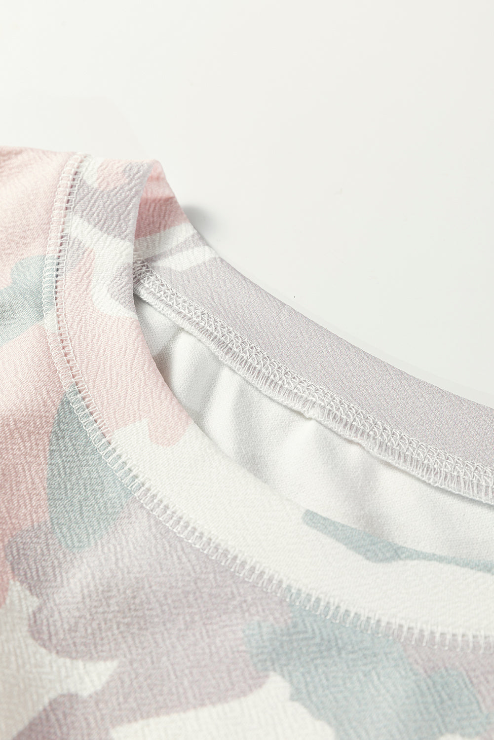 Green Plus Size Camouflage Print Drop Shoulder Pullover Dear-Lover Dropshipping