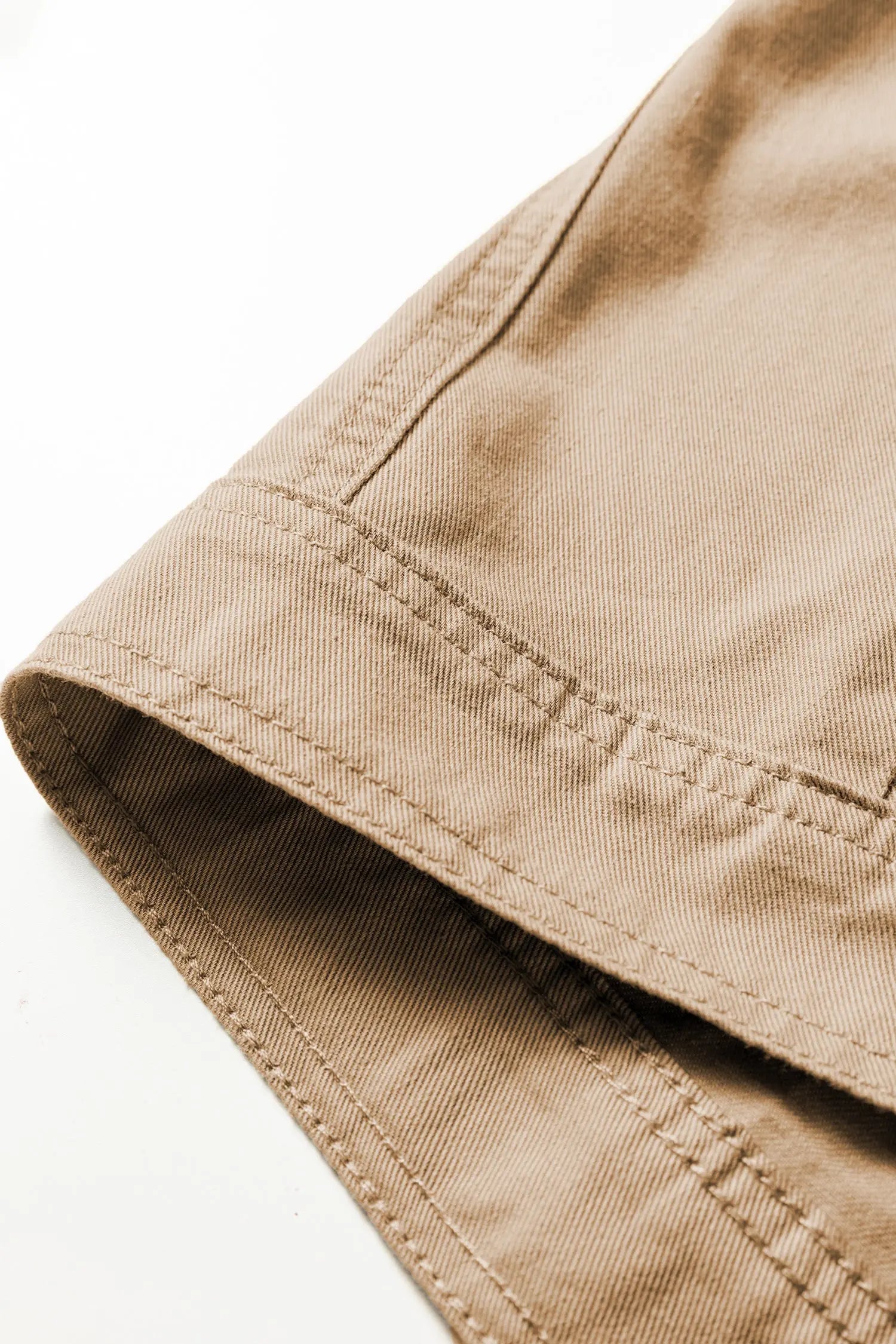 Pale Khaki Ruffled Patchwork Denim Jacket Vest For Women Casual Wear Dear-Lover Dropshipping