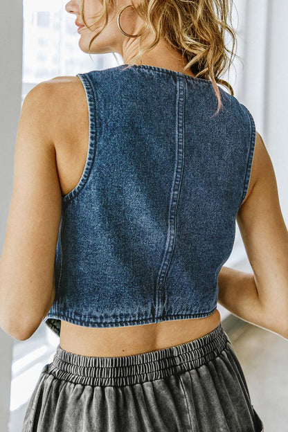 HOW DARE YOU DENIM VEST