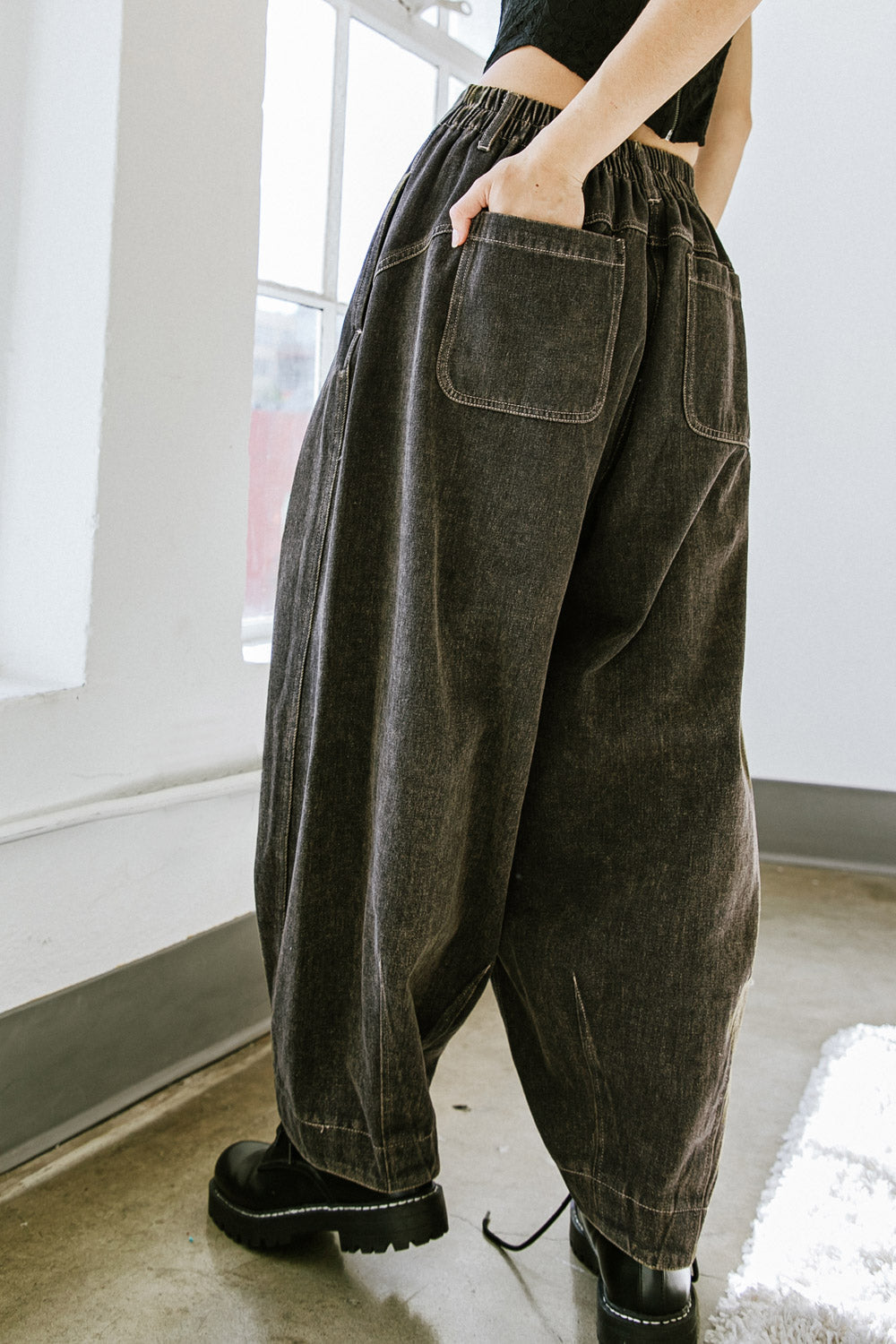 STUCK IN YOUR WAYS DENIM PANTS Flying Tomato