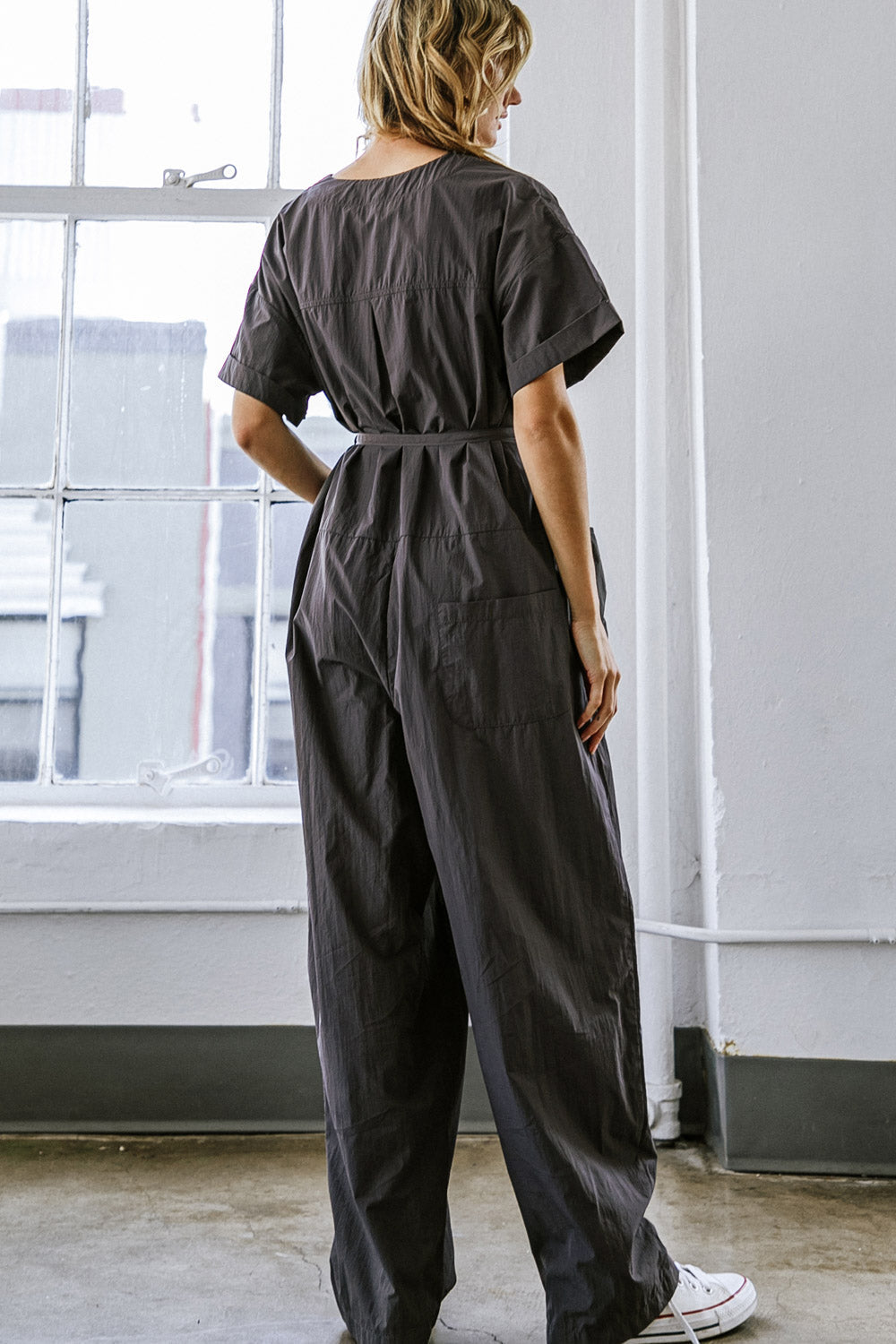 SAY IT AGAIN WOVEN JUMPSUIT Flying Tomato