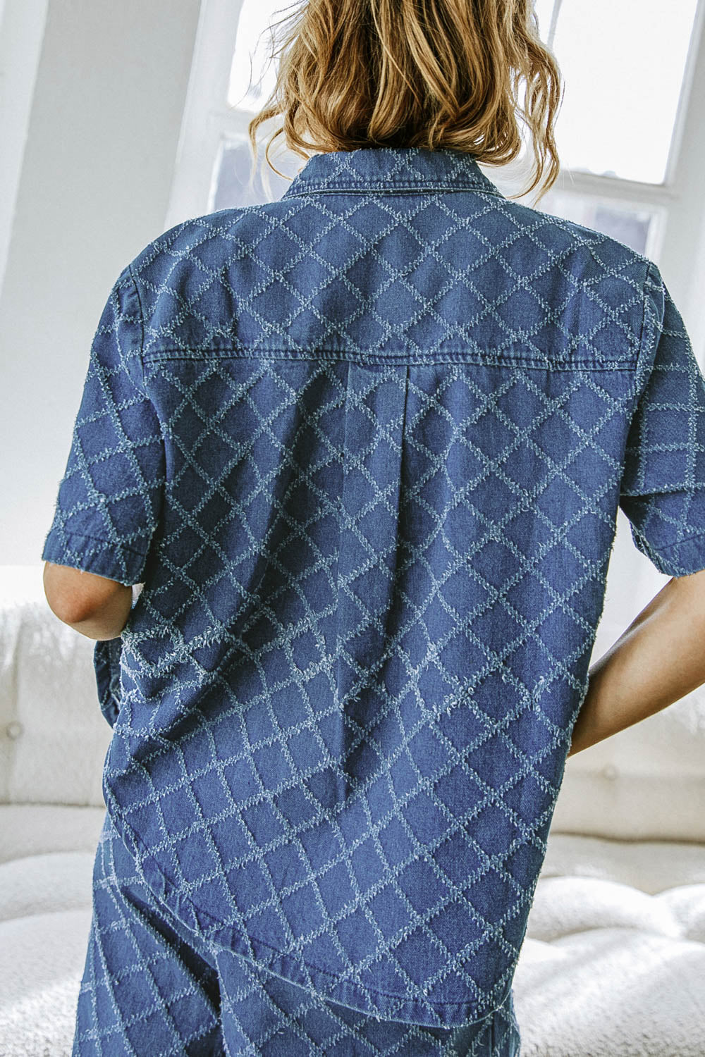 IT'S A SECRET DENIM TOP Flying Tomato