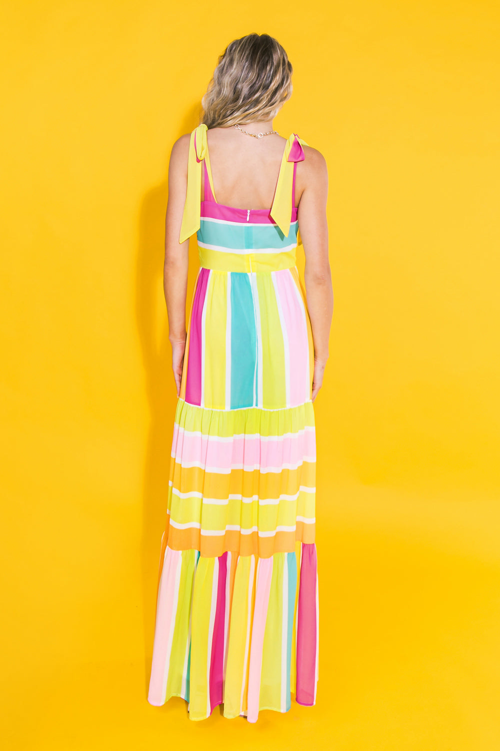 FOLLOW THE BREEZE WOVEN MAXI DRESS Flying Tomato