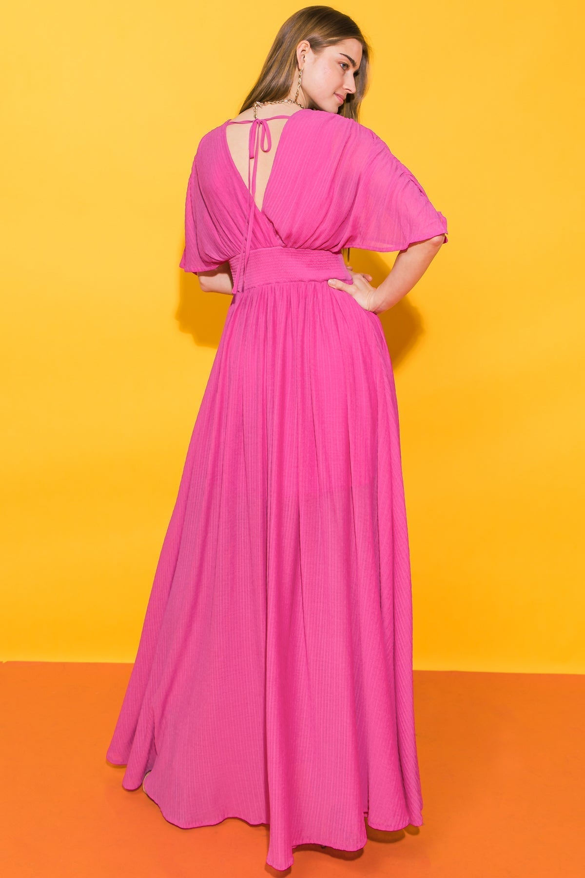 YOU FOUND MY HEART WOVEN MAXI DRESS Flying Tomato