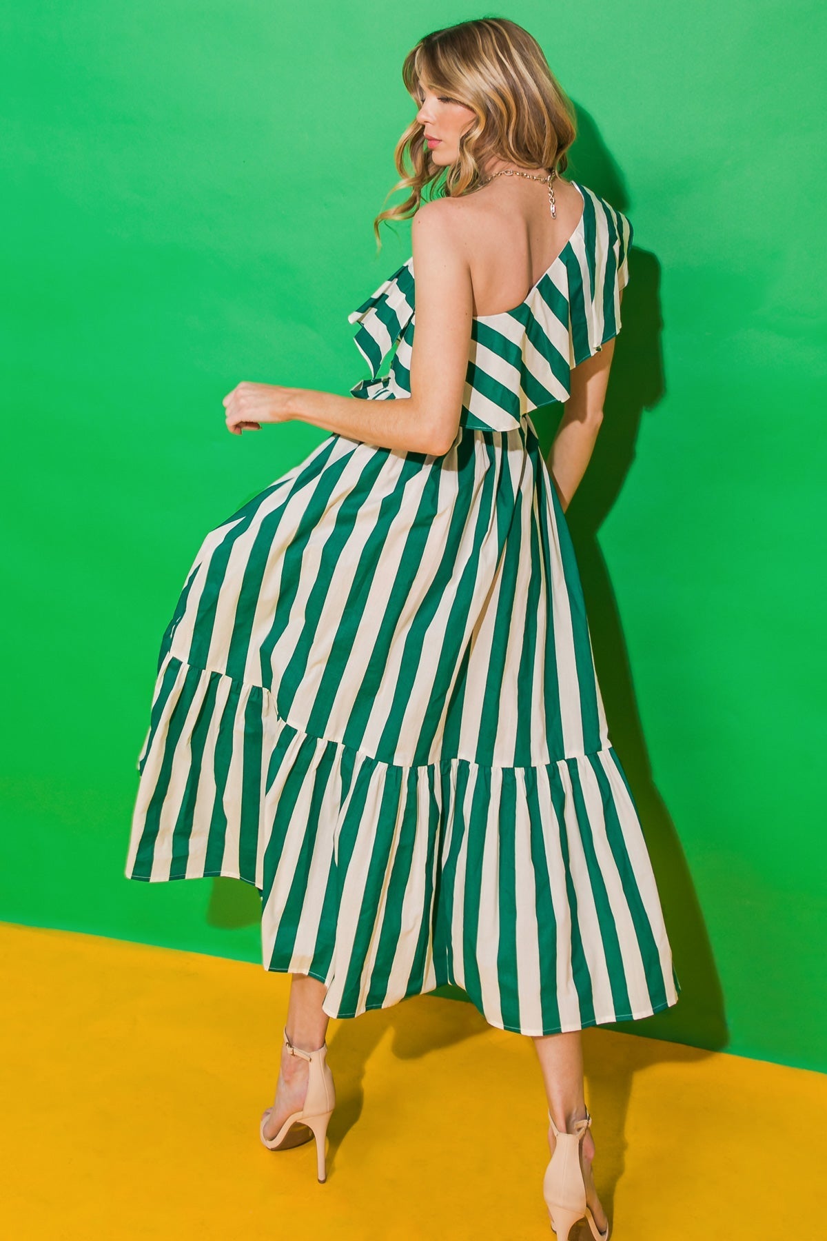 DAYS LIKE THESE POPLIN MIDI DRESS Flying Tomato