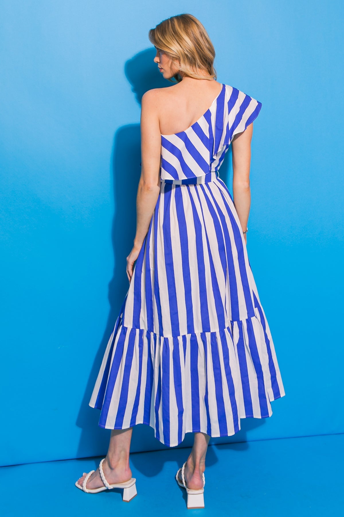 DAYS LIKE THESE POPLIN MIDI DRESS