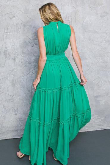 TAKE A WALK WITH ME WOVEN MAXI DRESS