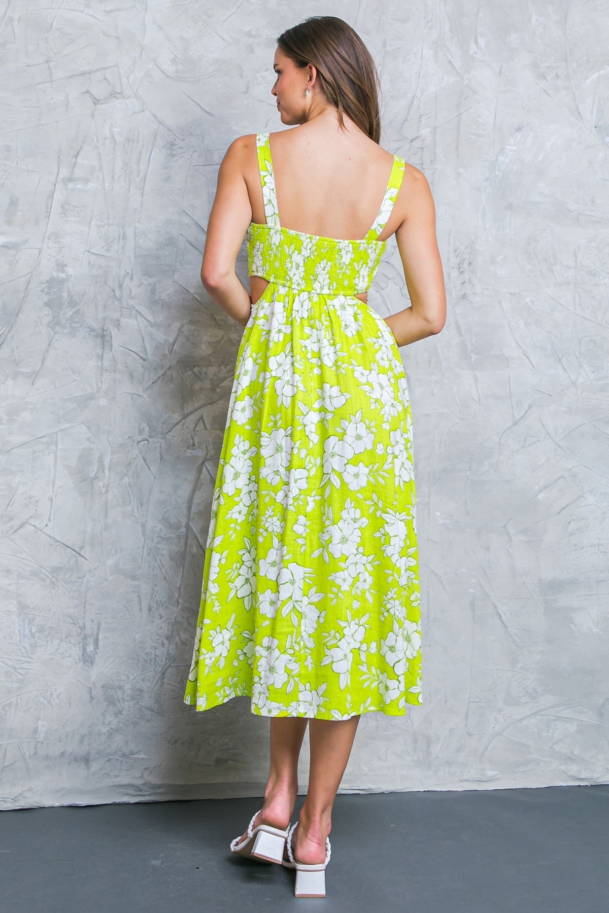 PERFECTLY ADORED WOVEN MIDI DRESS Flying Tomato