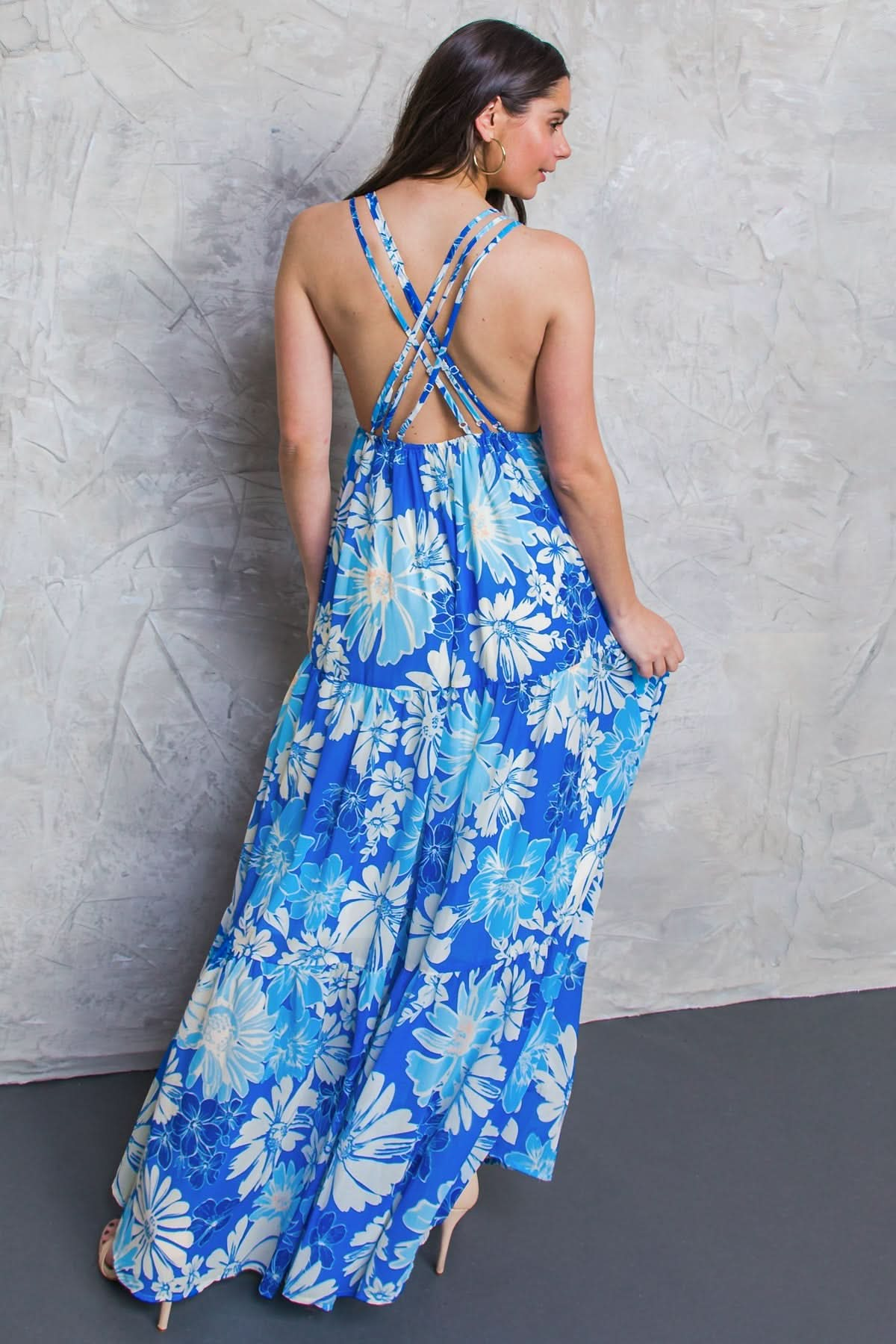 Charming Sleeveless Tiered Maxi Dress