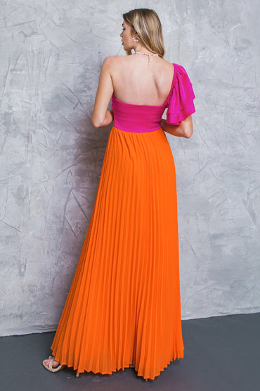 SLIP INTO YOUR THOUGHTS WOVEN MAXI DRESS