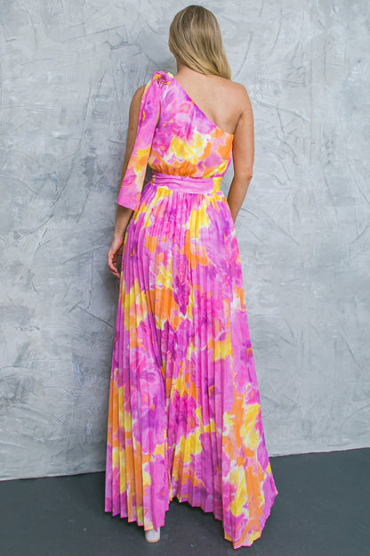 FOREVER FLEUR-ISHING WOVEN MAXI DRESS