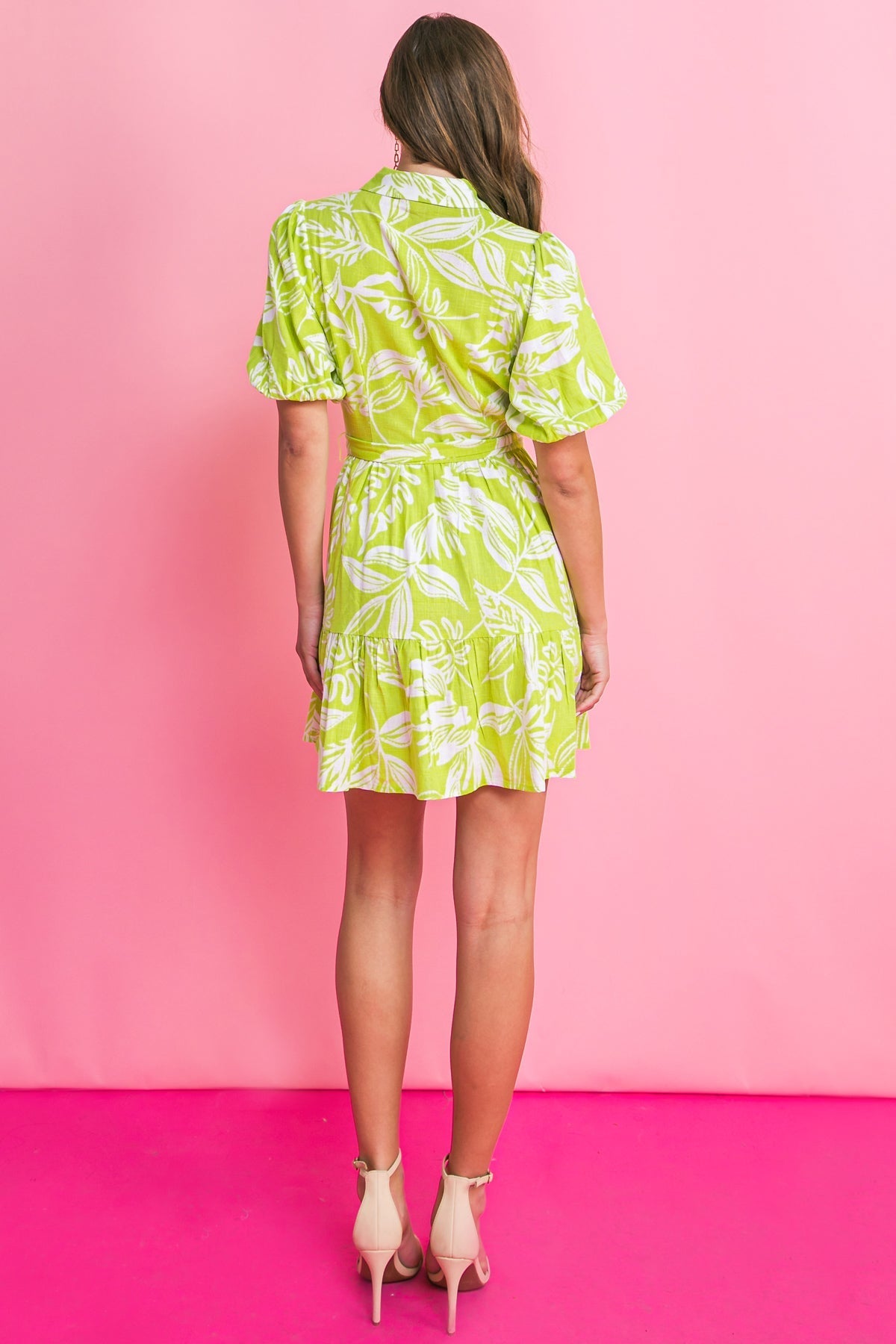 AM I DREAMING WOVEN MINI DRESS Flying Tomato