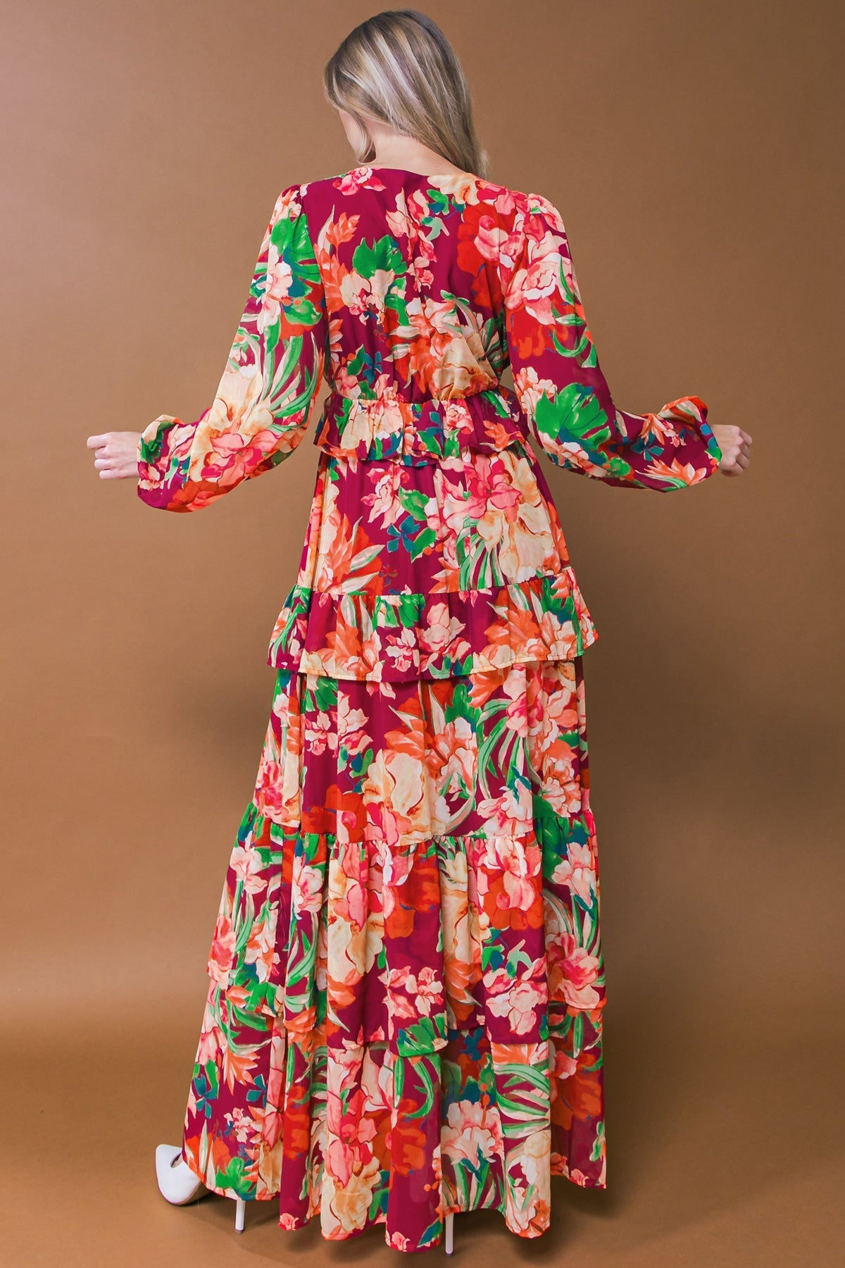 LEAVE YOU SPEECHLESS WOVEN MAXI DRESS Flying Tomato