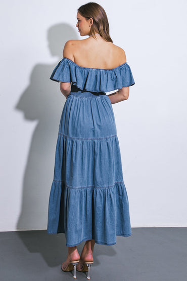 LISTEN CAREFULLY DENIM DRESS