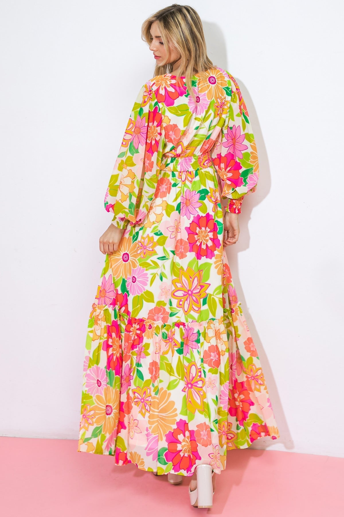 HEADING UPTOWN WOVEN MAXI DRESS Flying Tomato