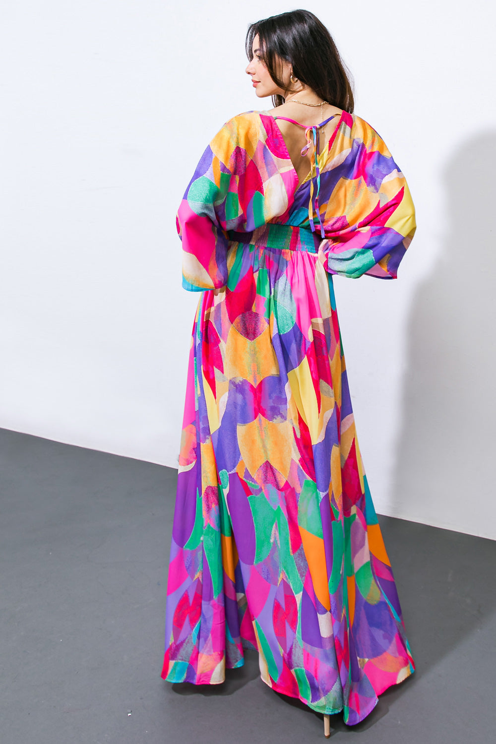 LET HER SHINE WOVEN MAXI DRESS Flying Tomato