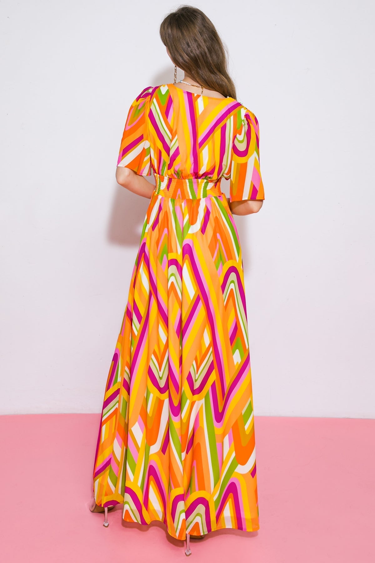 BE SERIOUS WOVEN MAXI DRESS