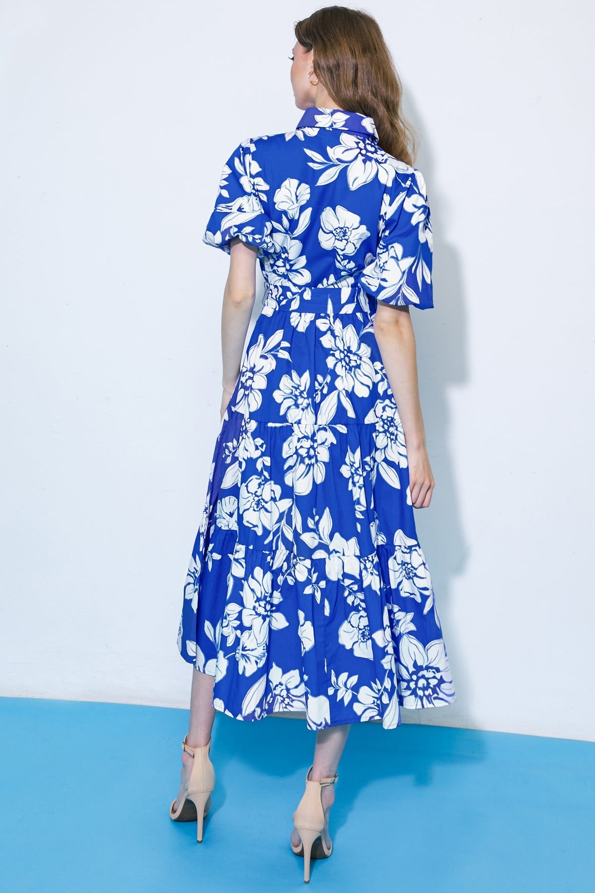 FIND YOUR PURPOSE WOVEN MIDI DRESS Flying Tomato