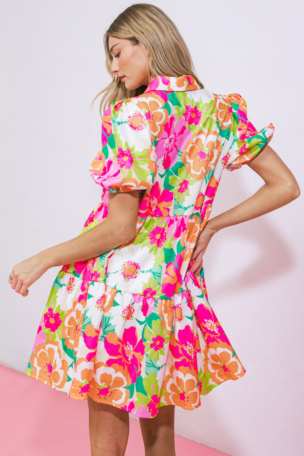DIVINE INTUITION WOVEN MINI DRESS Flying Tomato