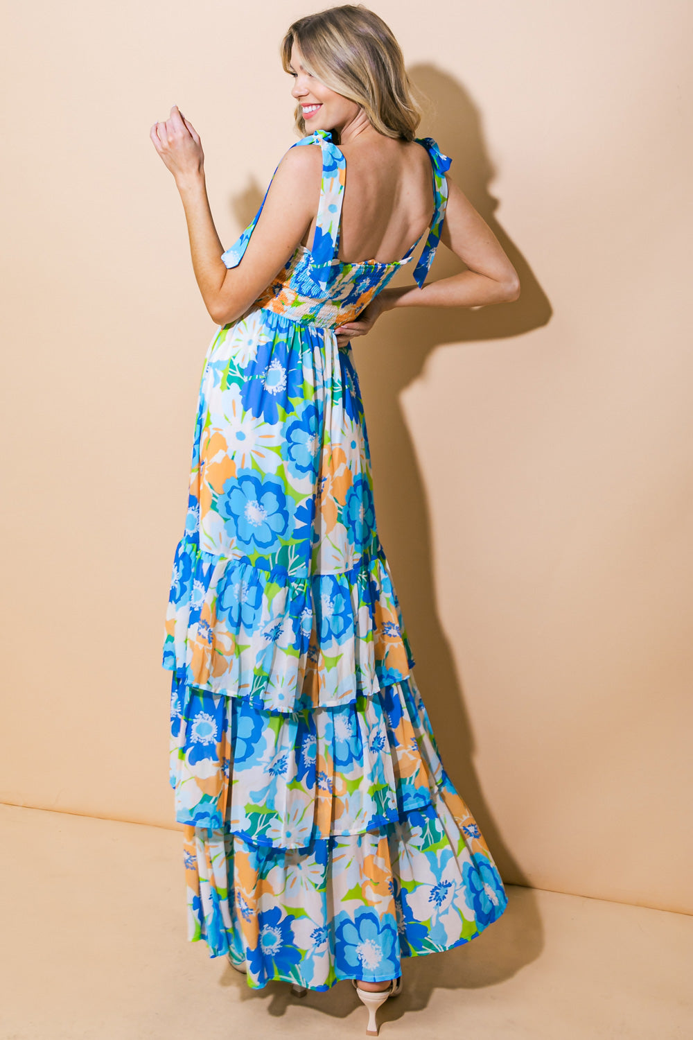 NO MATTER WHERE WOVEN MAXI DRESS Flying Tomato