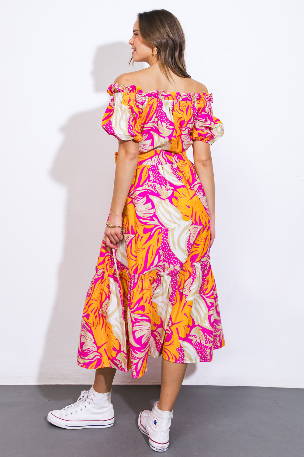 SCENIC OUTINGS WOVEN MINI DRESS Flying Tomato