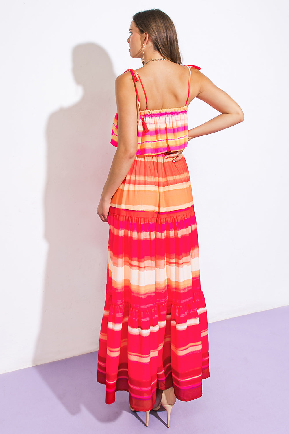 MY DEAREST DARLING WOVEN MAXI DRESS Flying Tomato