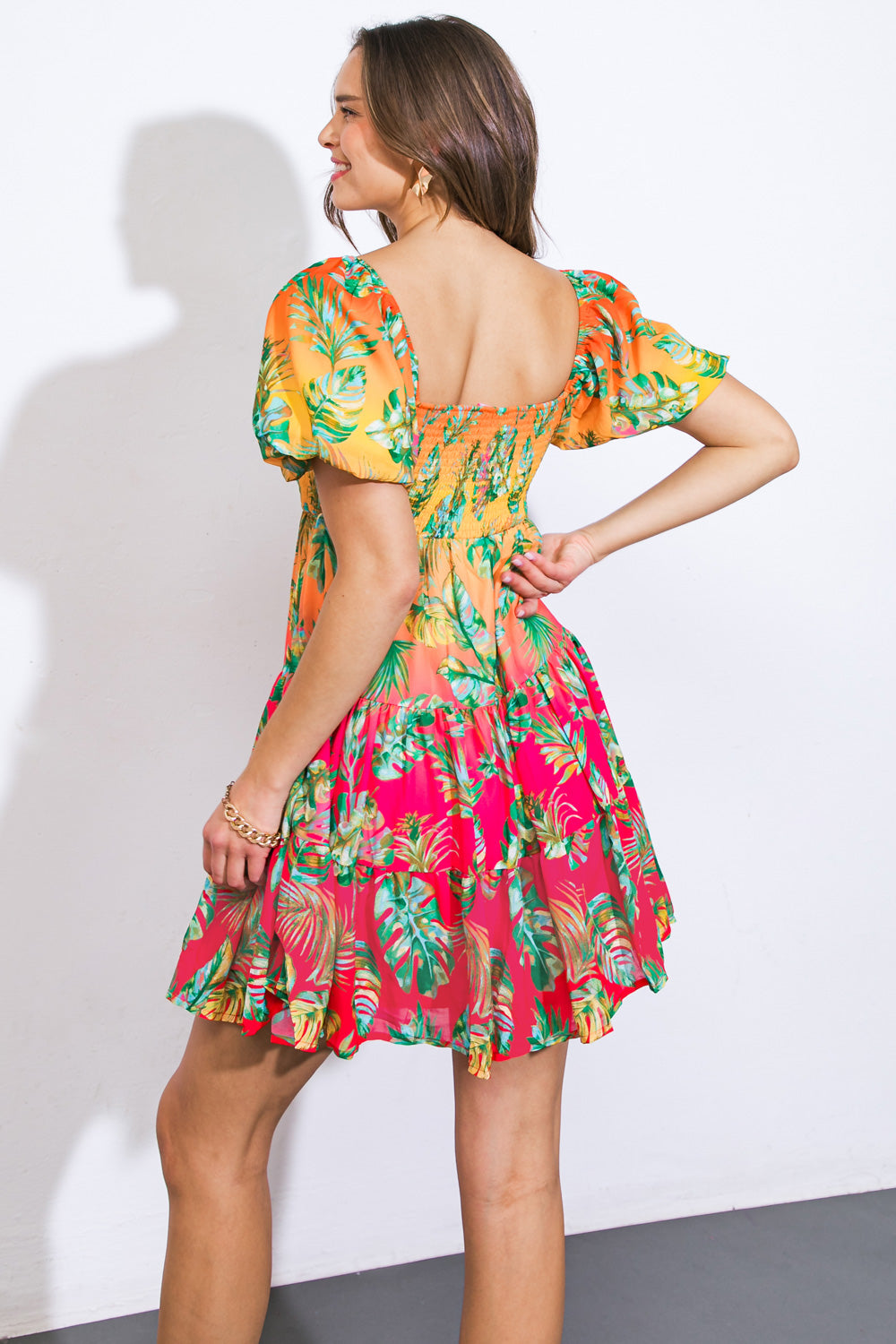 ROAD TO NASHVILLE WOVEN MINI DRESS Flying Tomato