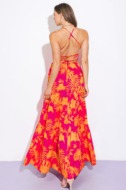 CLOSE TO YOUR HEART WOVEN MAXI DRESS