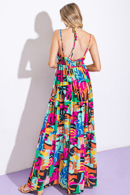 LEAD THE WAY WOVEN MAXI DRESS