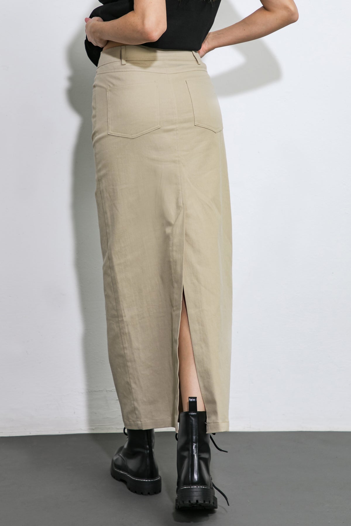 MY LOVE MINE ALL MINE WOVEN MIDI SKIRT Flying Tomato
