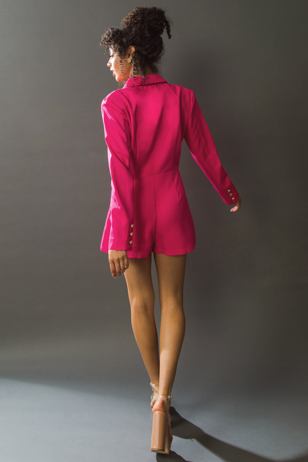 HARD TO CATCH WOVEN ROMPER Flying Tomato