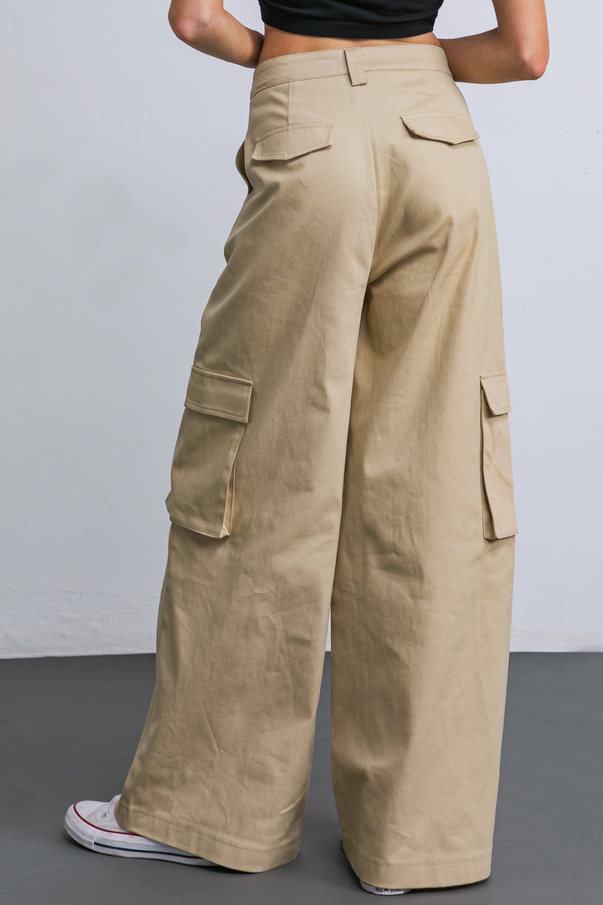 ADORABLE POSH WOVEN CARGO PANTS Flying Tomato