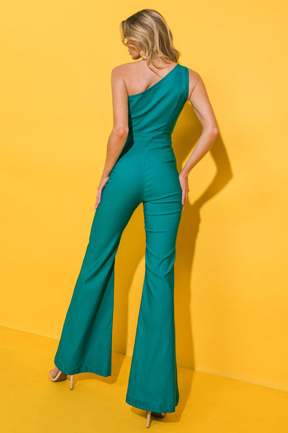 VIVID PASSION SOLID JUMPSUIT