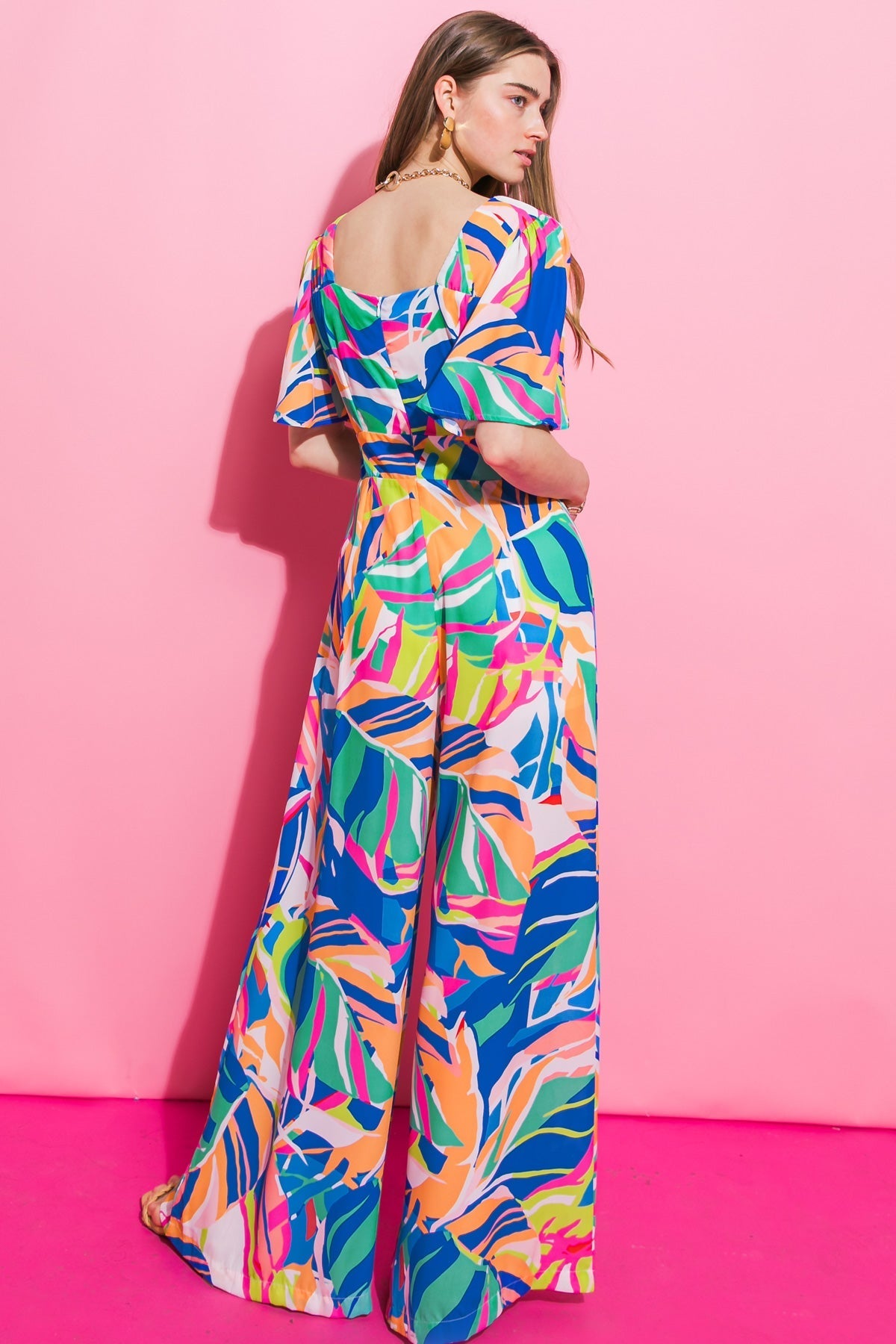 WHITEWATER BAY WOVEN JUMPSUIT Flying Tomato