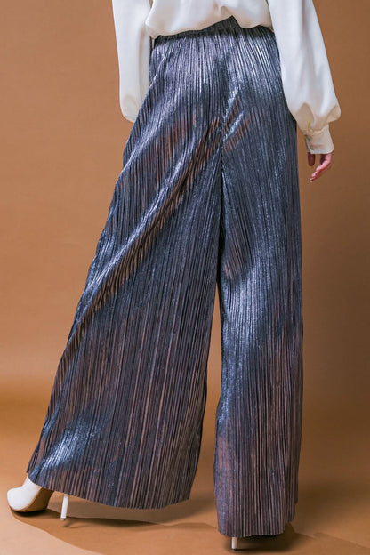 Woven Wide-Leg Comfort Pants