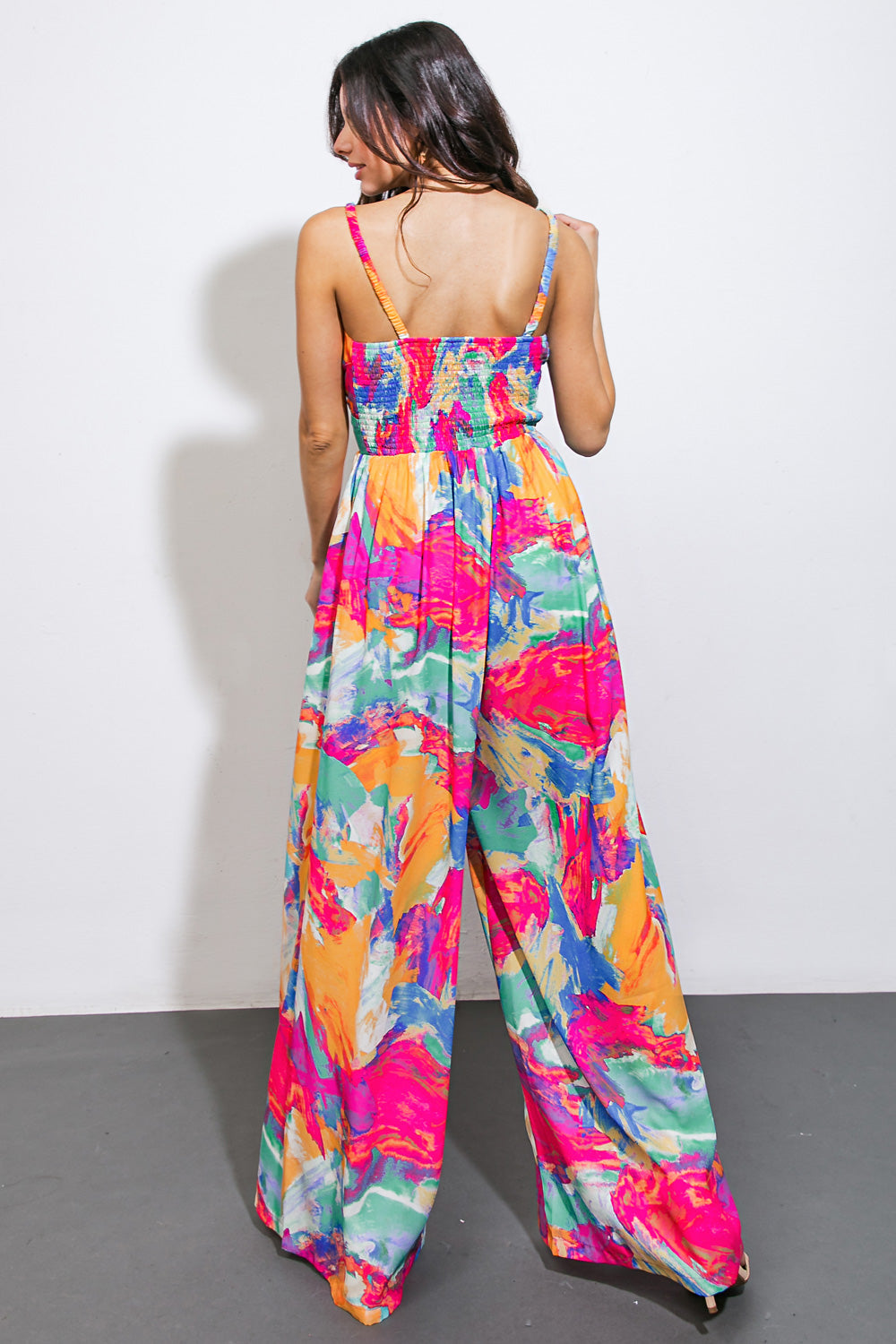 WANDERING AROUND WOVEN JUMPSUIT