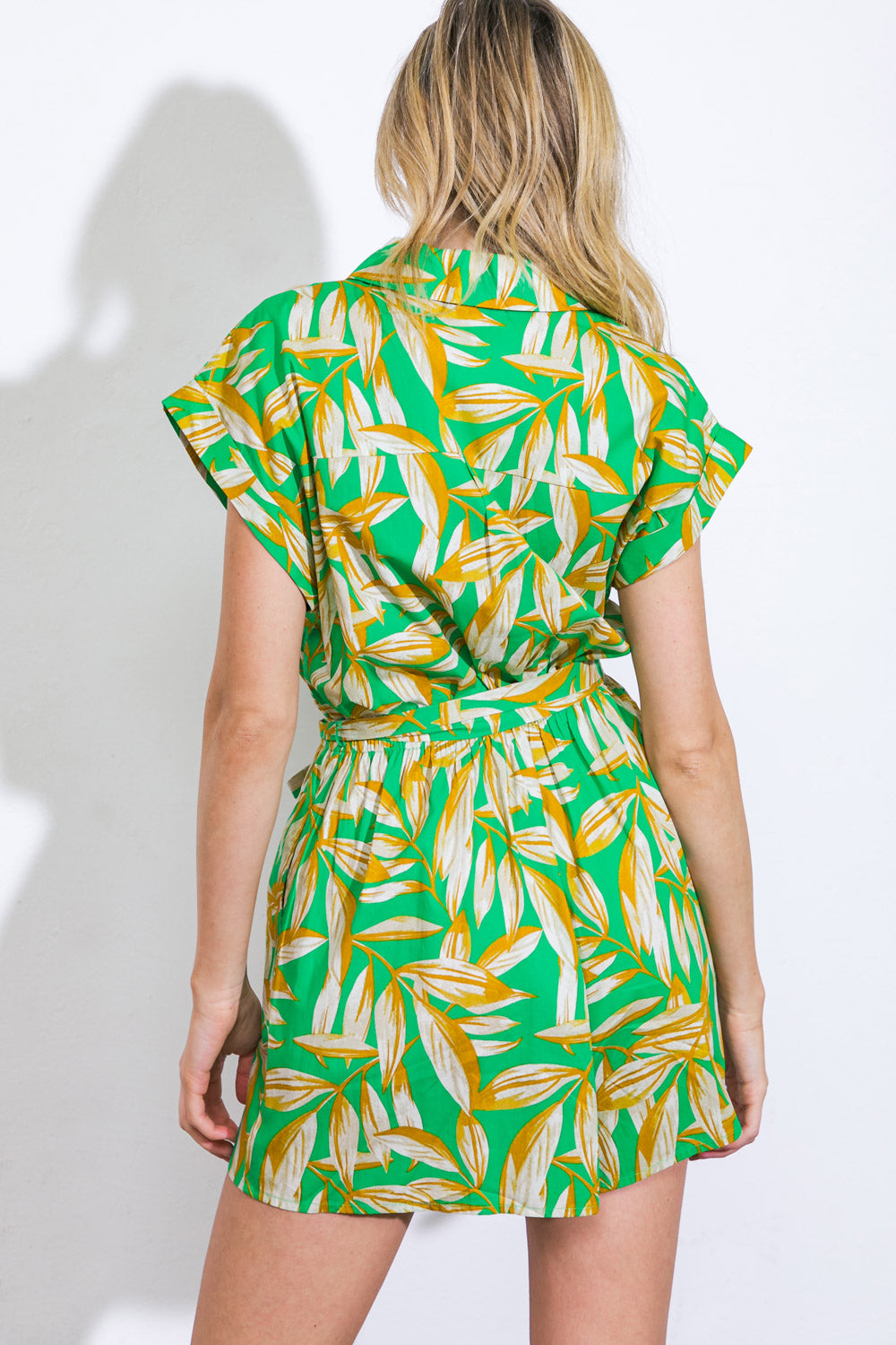 I CAN TAKE YOU THERE WOVEN ROMPER Flying Tomato