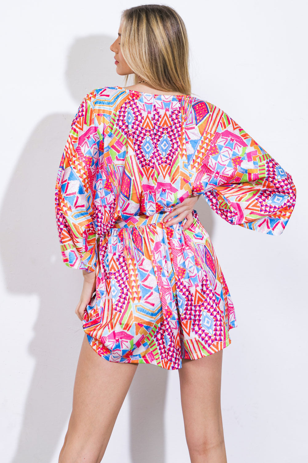 IN THE LEAVES WOVEN ROMPER Flying Tomato