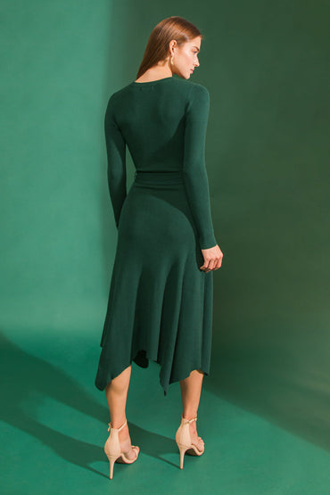 COMFORT ZONE SWEATER MIDI DRESS