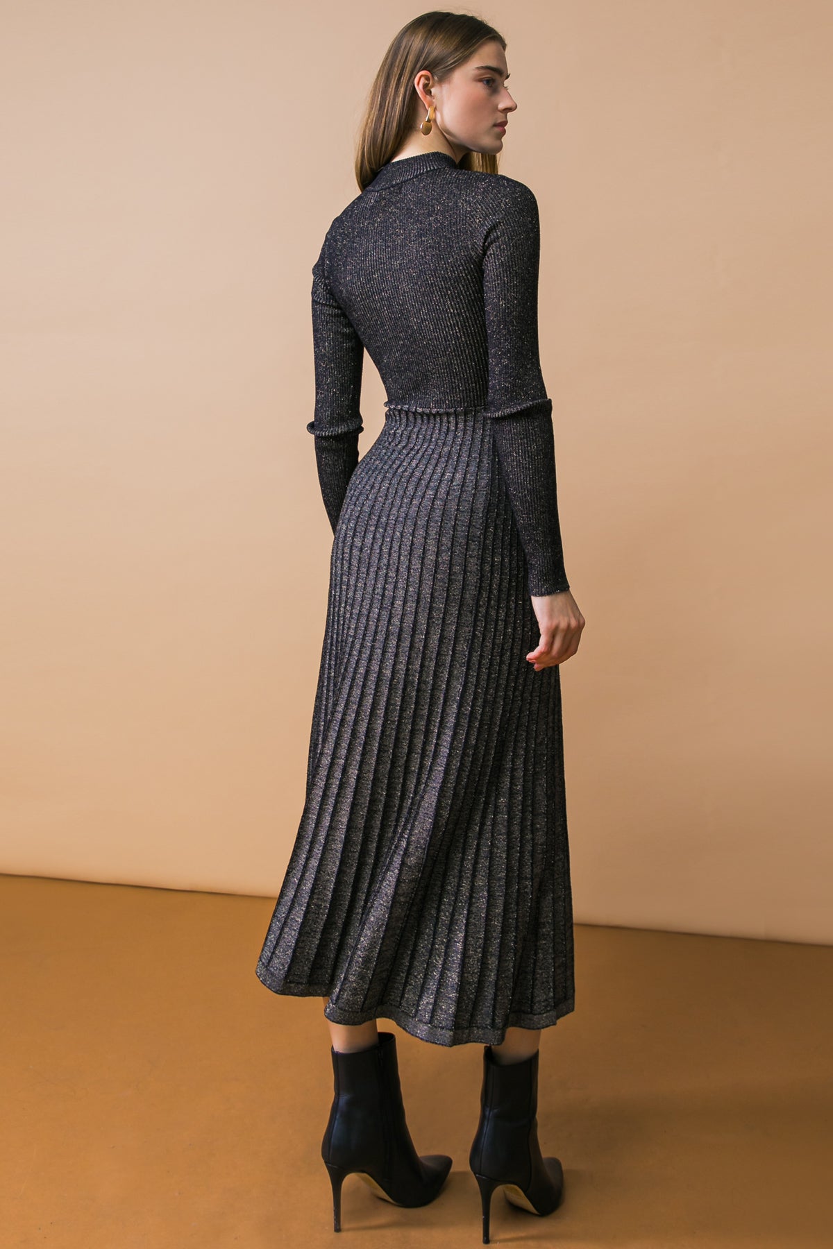 STAY COZE SWEATER MIDI DRESS