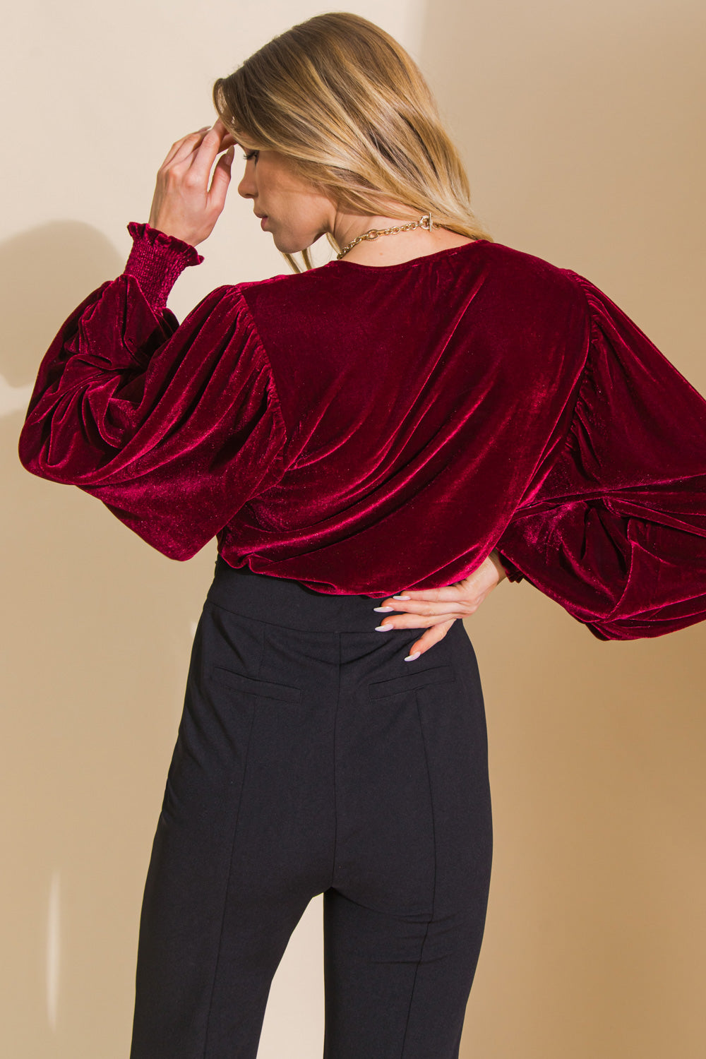 LIKE NO OTHER VELVET BODYSUIT Flying Tomato