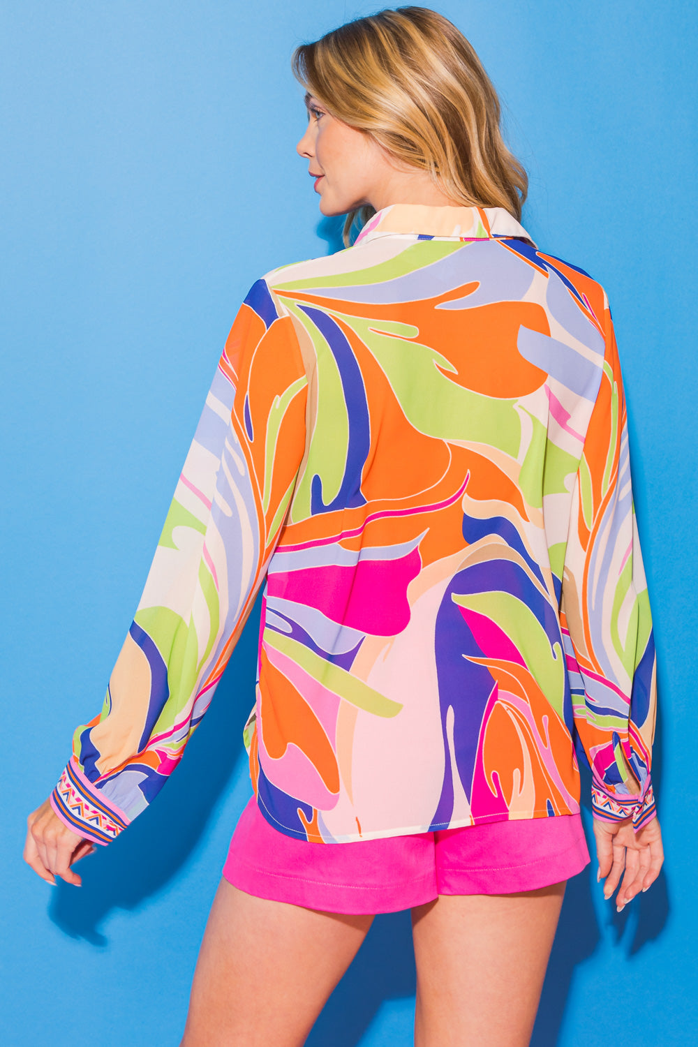 HUMMING BIRD WISHES WOVEN TOP Flying Tomato