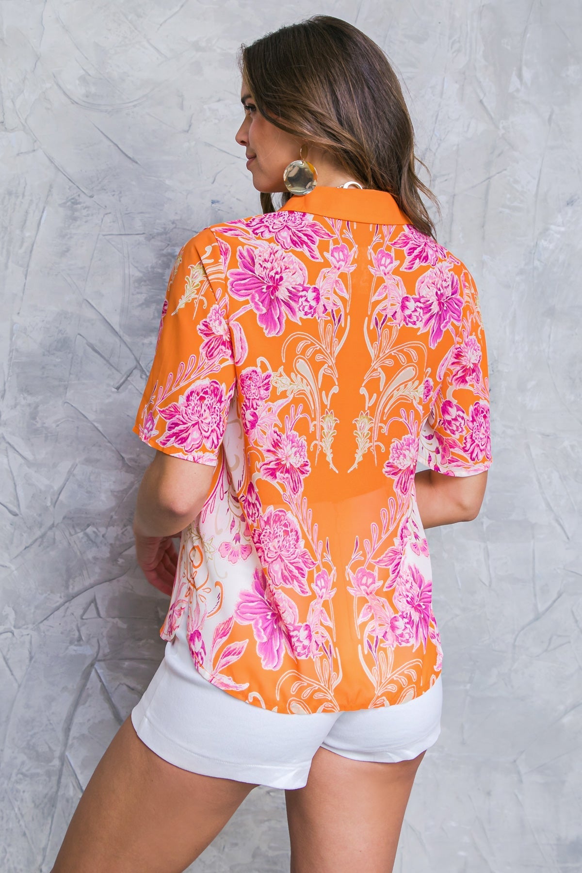 FLOURISHING DREAMS WOVEN TOP Flying Tomato