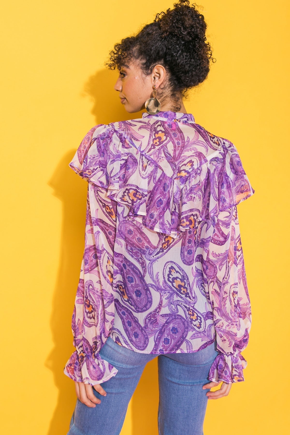 SWEETEST HELLO WOVEN TOP Flying Tomato