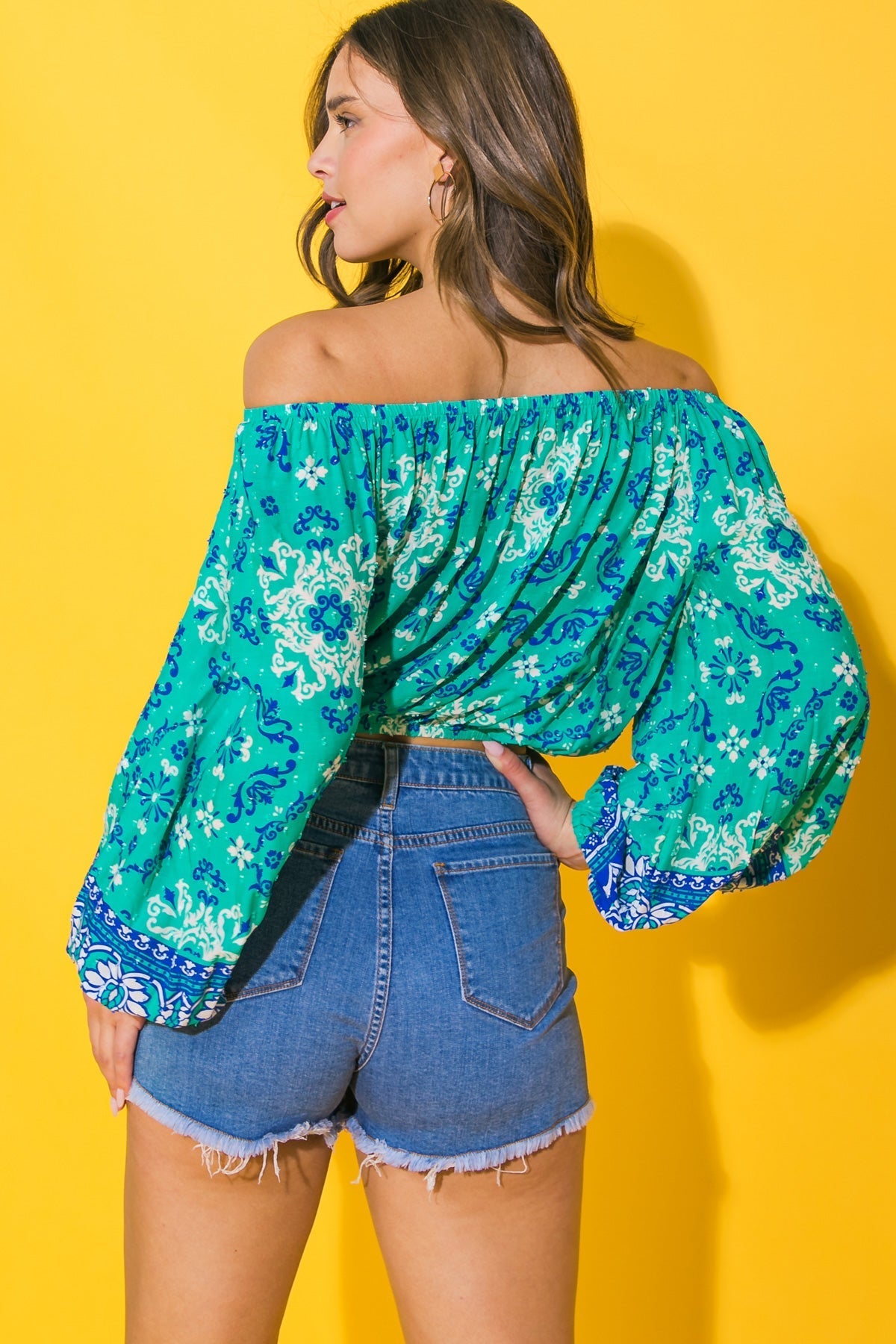 SEND MY LOVE WOVEN TOP Flying Tomato
