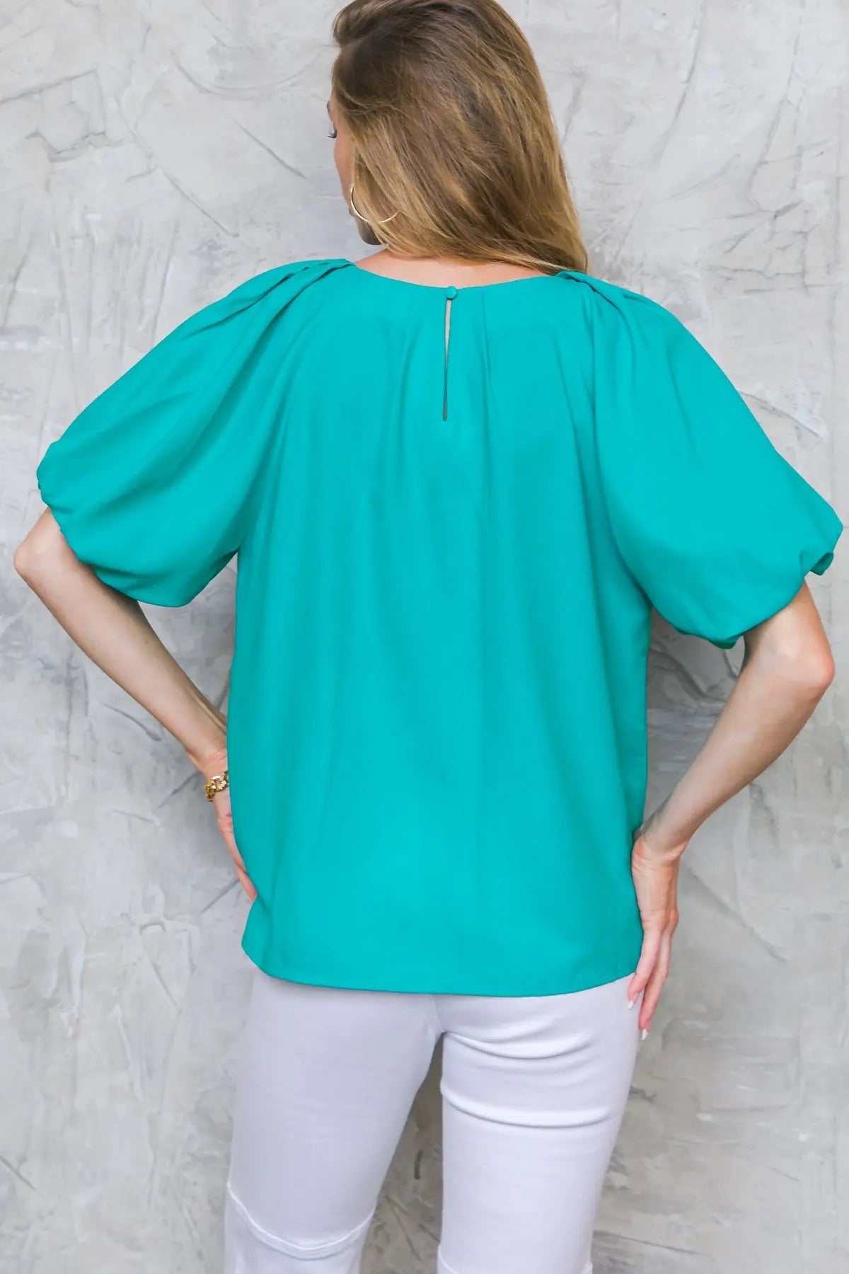 LOVED ALWAYS WOVEN TOP Flying Tomato