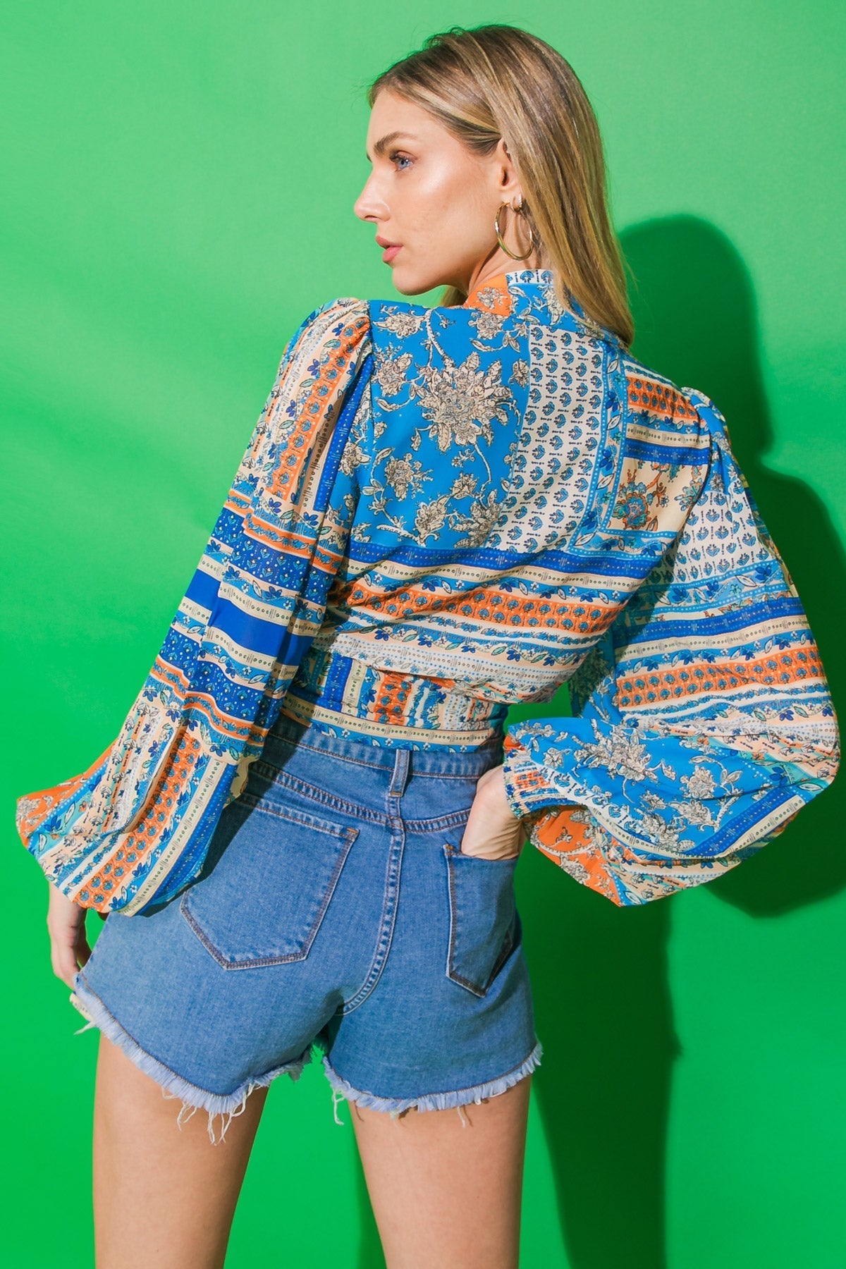 LOVELY FAME WOVEN TOP Flying Tomato