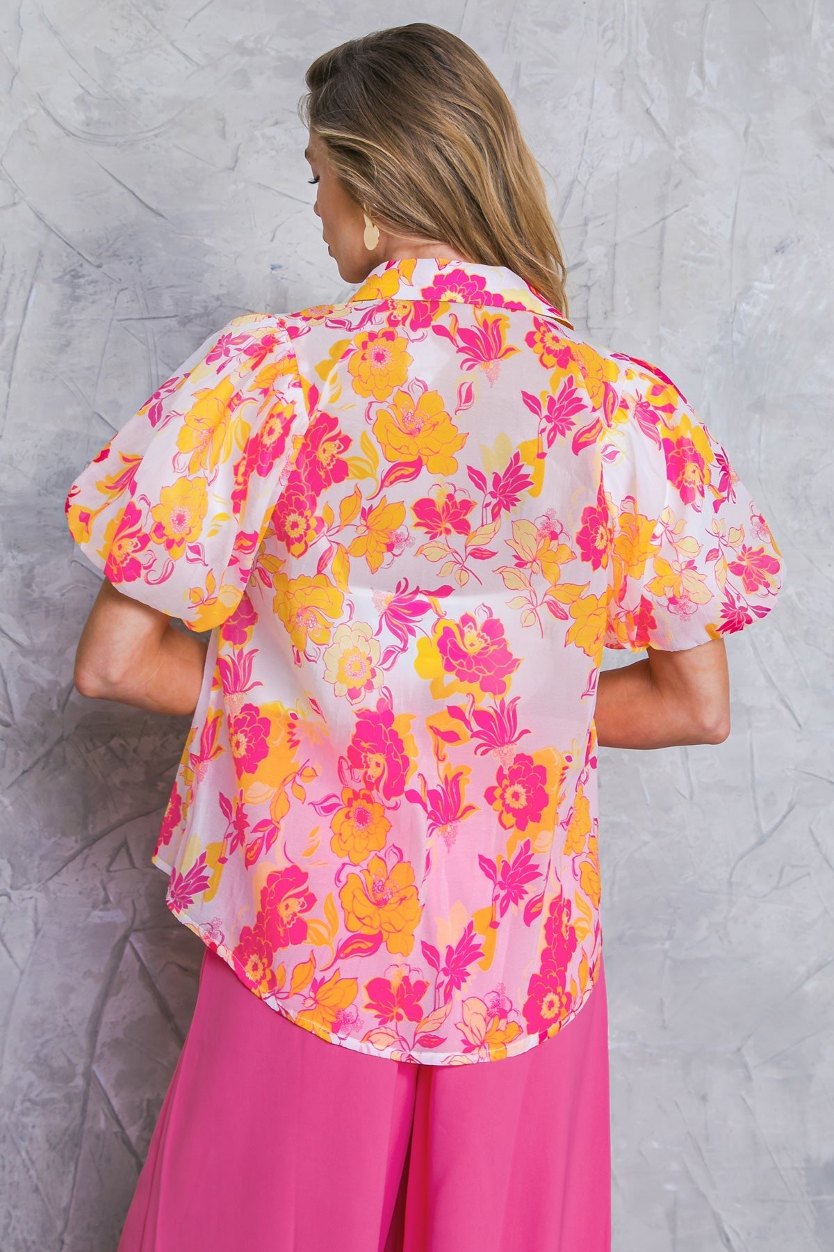 EFFORTLESS OUTLOOK WOVEN TOP Flying Tomato