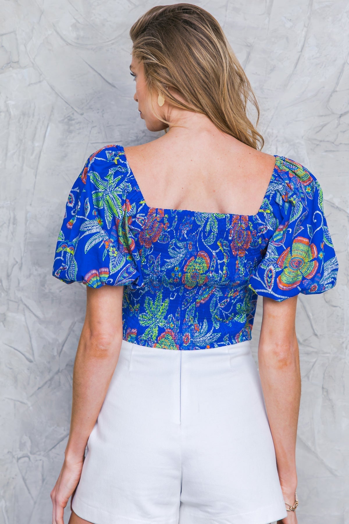 NO MATTER WHERE I GO WOVEN TOP Flying Tomato